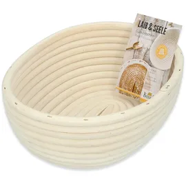 RBV Birkmann Gärkörbchen Laib & Seele oval 24,5 x 18,5 x 9,5 cm