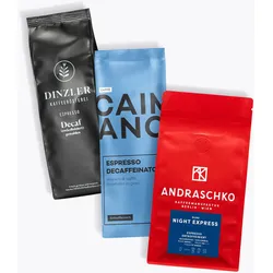 Entkoffeinierter Espresso - Probierpaket 750g