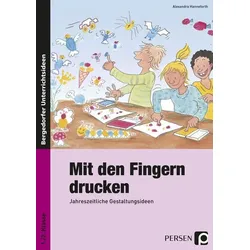 Mit den Fingern drucken