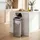 Homcom Mülleimer 50 l Silber