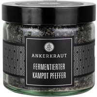 Ankerkraut Fermentierter Kampot Pfeffer 150 g Schwarze Beeren Gewürz Salz