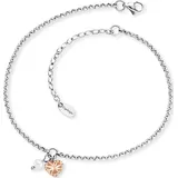 Engelsrufer Fußkette ERFS-LILHEART-PE-BI«, rosegold