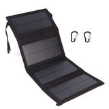 Plyisty 20W USB faltbares Solarpanel, tragbares Solarzellen-Ladegerät Solar Power Bank, für Camping, Wandern, Picknick, Handy, Tablet, etc.