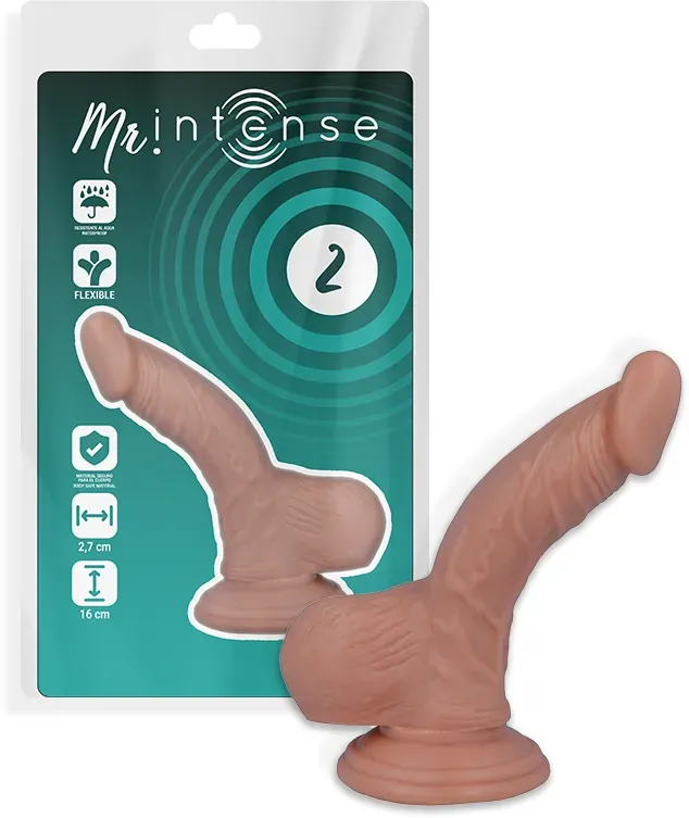 MR INTENSE - 2 REALISTIC PENIS 16 CM -O- 2.7 CM