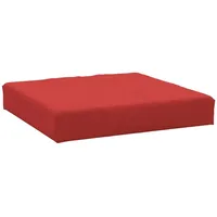 VidaXL Palettenkissen Rot 60x60x8 cm Oxford-Gewebe