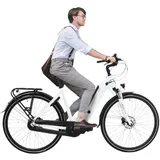 AsVIVA E-Bike 28 Zoll Hollandrad B14 Stadtfalter 36V Elektrofahrrad Pedelec Mittelmotor weiß