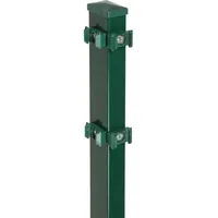 Floraworld Zaunpfosten 4 x 120 cm Grün/Stahl