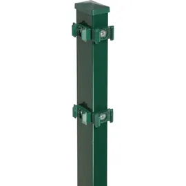 Floraworld Zaunpfosten 4 x 120 cm Grün/Stahl