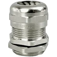 TRU Components TC-10302836 Kabelverschraubung M22 Messing (vernickelt) Metall 1