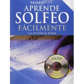 Music Sales America Aprende Solfeo Facilmente [With CD] (Primer Nivel)