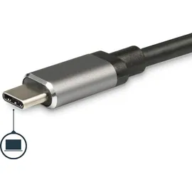 Startech StarTech.com (USB-C, 2 Ports), Dockingstation - USB Hub, Schwarz, Grau