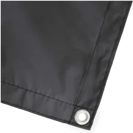vidaXL Balkon-Sichtschutz 150 x 700 cm Schwarz Polyurethan
