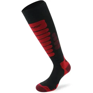 Lenz Skiing 3.0 Sokken, grijs-rood, 42 43 44 Voorman