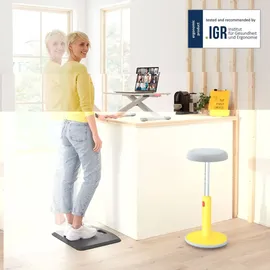 Leitz Ergo Cosy Schreibtischaufsatz grau