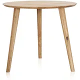 runder Tisch Esstisch Massivholztisch Ø 90 cm Wildeiche massiv ASCON Massivholz