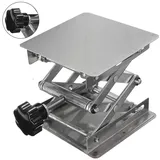 Labor Hebebühne Hubtische Hebeplattform Edelstahl Lab Ständer Rack Scherenheber Lifter für Chemische Instrument (100mm * 100mm)