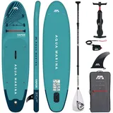 Aqua Marina Aufblasbar Sup Board Stand up Paddle AQUAMARINA Vapor Komplette Packung 315x79x15 cm mit Solid Fiberglass Paddel