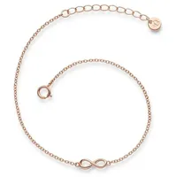 Glanzstücke München Infinity Armband roségold 60603076 Größe 18