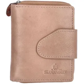 The Skandinavian Brand Leder Geldbörse Hochformat beige