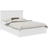 vidaXL Brielle 140 x 200 cm Weiß