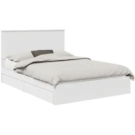 vidaXL Brielle 140 x 200 cm Weiß