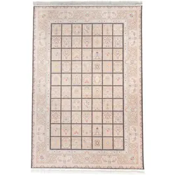 Orientteppich MORGENLAND "Orientteppich - Afarinesh - rechteckig", beige, B:300cm H:6mm L:400cm, Acryl, Teppiche