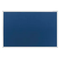 magnetoplan Pinnwand 120,0 x 90,0 cm Textil blau