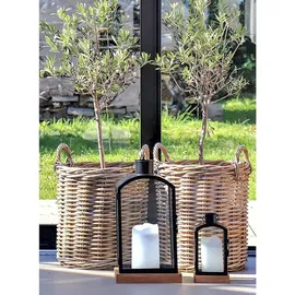 House Nordic Aufbewahrungskorb Indo 50 x 50 x 50 cm Braun