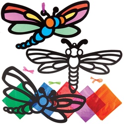 Glasmalerei-Libelle-Deko-Bausätze (pro Set 6) Bastelsets