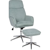 Duo Collection TV-Sessel »Whitby mit Wippfunktion, Härtegradeinstellung, Feststellung«, des Sitzwinkels und Hocker, 360 Grad drehbar, grün