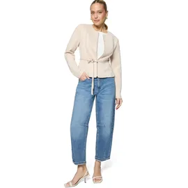 Zero Blazer-Jacke Lederoptik Beige 44
