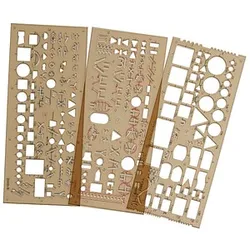 KOH-I-NOOR Zeichenschablonen-Set Elektro transparent