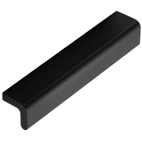 SO-TECH® Möbelgriff MALMÖ Aluminium eloxiert BA 96 - 320 mm schwarz Bohrlochabstand: 32 mm - 1.98 cm x 4.6 cm