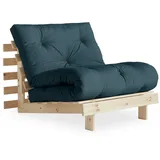 Karup Design - Roots Schlafsessel 90 cm, Kiefer natur / petrolblau (757)