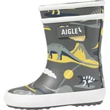 Aigle Baby Flac PLAY2 Gummistiefel, Dino, 20 - 20