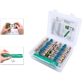 Quadrios 1811P029 Metallschicht-Widerstand Sortiment axial bedrahtet 0207 0.5 W, 1%) - 1000 Teile,