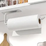 Silber Küchenrollenhalter ohne Bohren Aluminium Haushaltsrollenhalter