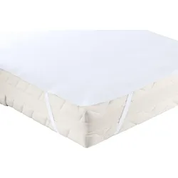 Matratzenauflage IBENA Gr. 3, weiß, B:100cm L:200cm, 100% Baumwolle, Matratzenzubehör
