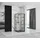 REA Concept Duschkabine 90 x 90 cm links schwarz transparent REA-K5478