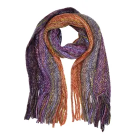 COLLEZIONE ALESSANDRO Winterschal " Farbenfroh " in lila | Gr.: onesize