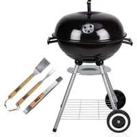 LONE STAR BBQ mit Griffen BBQ Holzkohle mit Deckel