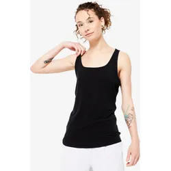 Top Damen Slim Rundhals - schwarz ultraschwarz 2XL