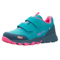 TROLLKIDS Kinder Wanderschuh Preikestolen Dunkeltürkis/Hellmagenta, türkis|magentapink 38