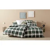 LeGer Home by Lena Gercke Bettwäsche »Mileja in Gr. 135x200 oder 155x220 cm« 2 Stk., tlg. Bettwäsche aus Baumwolle, karierte Winterbettwäsche, Weihnachten 49518216-0 grün 1 Stk.,