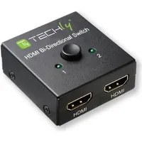 TECHLY IDATA-HDMI-22BI2 Video-Switch, Switch, Bi-Direktional, Switch 4K@60Hz, 2-Port