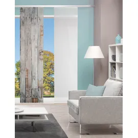 Vision LIZZA Gr. 1, beige (naturfarben), B:60cm H:260cm, Polyester, Gardinen, SCHIEBEVORHANG, BAMBUS, DIGITALDRUCK