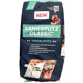 mem Sanierputz Classic 25 kg weiß