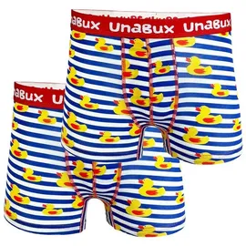 Unabux BLACK WHITE RABBIT blau / gelb / rot / weiß XL 2er Pack