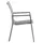 Dehner Palermo Stapelstuhl 56,5 x 67 x 91,5 cm grau