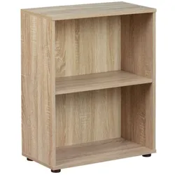Inter Link Bücherregal Arco mit 2 Fächern - versch. Ausführungen - Sonoma Eiche